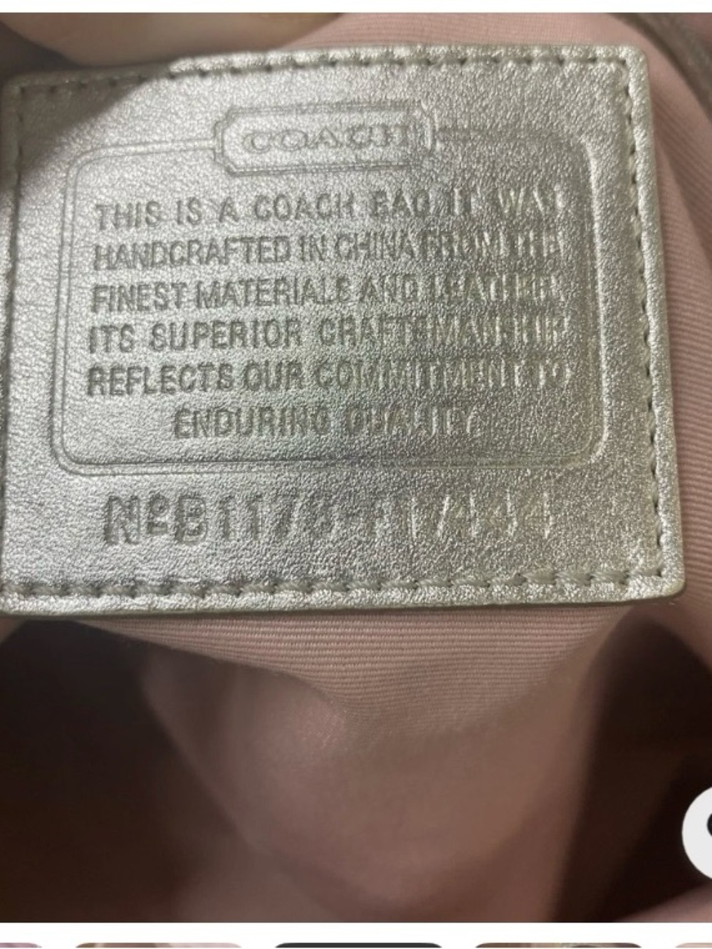 COACH One Women Shoulder Bag Purse-Canvas Beige/olive/yellow/orange Signature C‎ - Picture 14 of 15